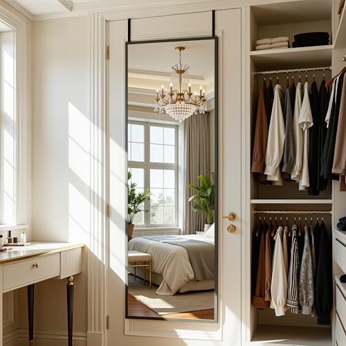 Antok 48" x 14" Full Length Over-the-Door Mirror, Hanging Mirror - Image 5
