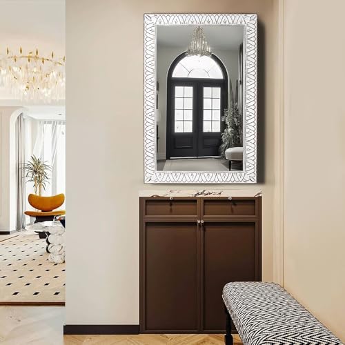 36x24 Inch Farmhouse Rectangle Wall Mirrors - Image 6