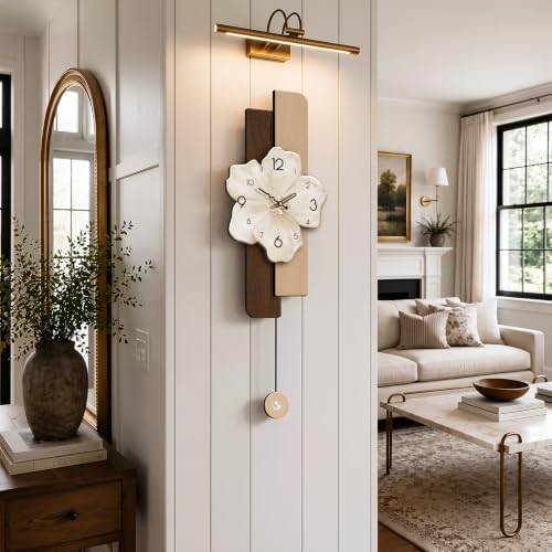 Flower Wall Clocks Battery Operated Decorative - Image 5