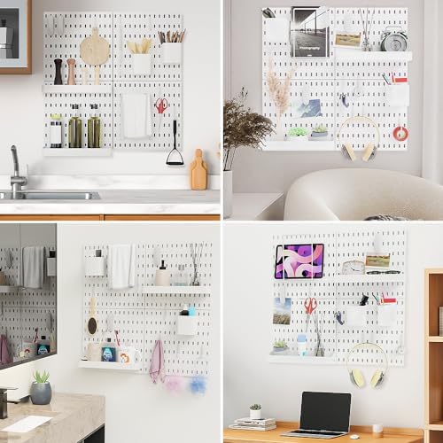 Plastic 15pcs Pegboard Wall Organizer Kit - Image 3