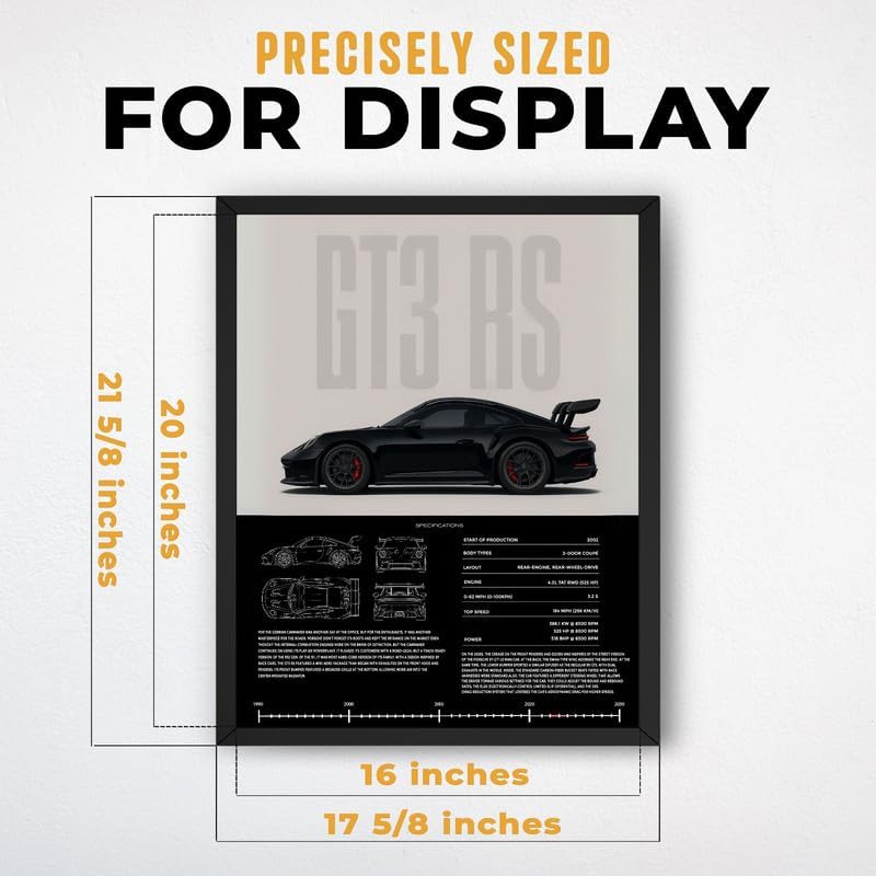 InkFlow Posters Vintage Racing Car Canvas Poster - Image 3