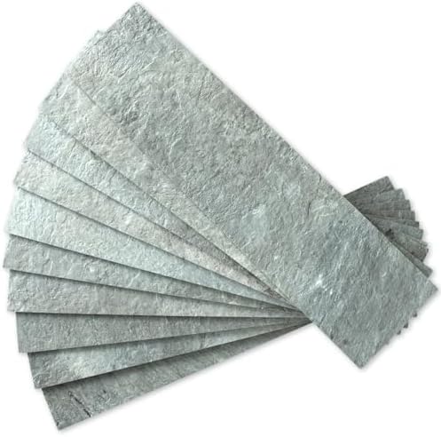 AULIGET 40-Piece Mountain Rock Peel and Stick Backsplash Wall Tiles, Laundry by AULIGET