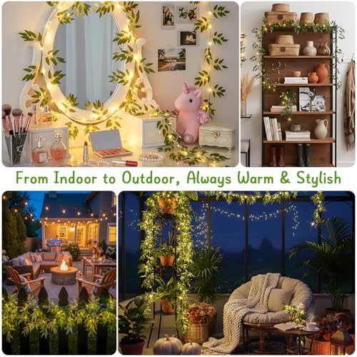 suddus 13.1FT 40LED Willow Vine - Image 4