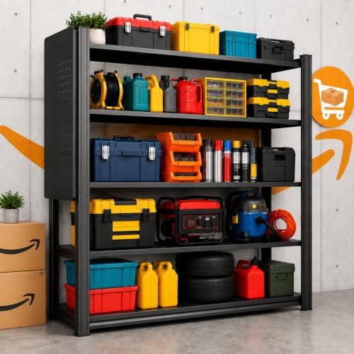 Heavy Duty 5 Tier Garage Shelving by BEESTMUEBLE