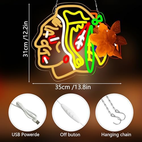 Ice hockey Neon Signs for Wall Decor Neon Lights for Bedroom Led Business Signs - Image 3