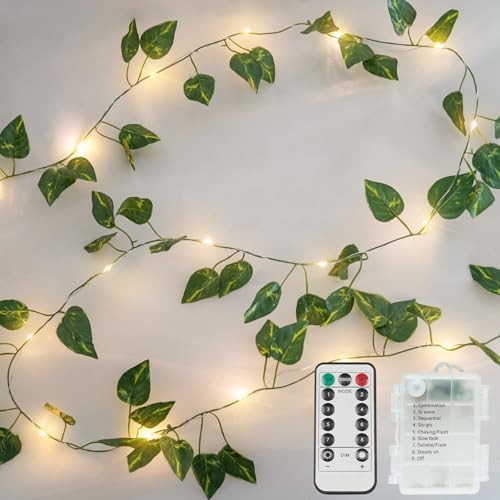 suddus 13.1FT 40LED Pothos Vine by SUDDUS