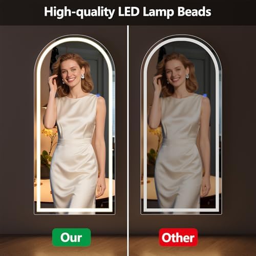 71" x 30" Arched Full Length Mirror - Image 5
