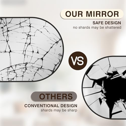 FICTOR 30" x 32" Arched Bathroom Vanity Mirror - Image 6
