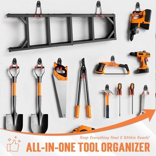 TONDA Garage Hooks, 20 Pack Wall Storage Hooks - Image 2