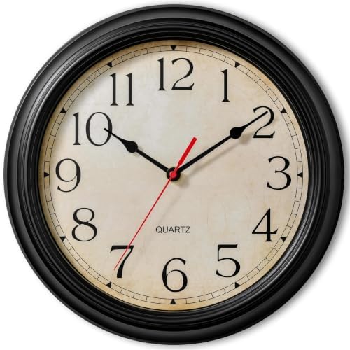 KECYET Wall Clocks Battery Operated Silent Small Vintage by KECYETWALLCLOCK