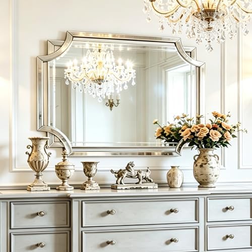 Chende 32" x 47" Large Living Room Wall Mirror by ChendeMirror