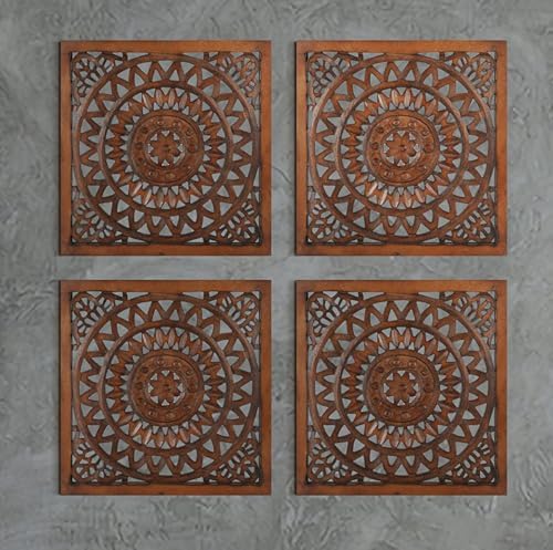Wooden Designer Wall Hanging Plaques/Wall Plaque Wall Décor Plaques Set of - Image 5