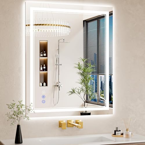 30"x36" LED Bathroom Mirror by WISSMIELSHOME