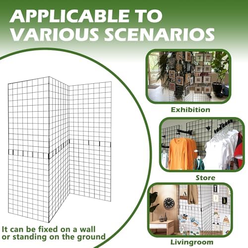 Grid Wall Panels 3 Pcs, Commercial Grade Gridwall Panels, Metal Grid Wall Panel - Image 6