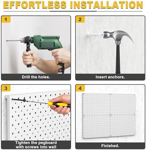 Ultrawall Metal Pegboard Panels, Pegboard Wall Organizer - Image 7
