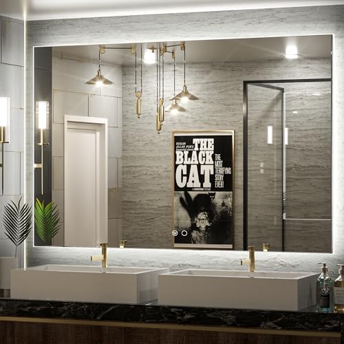 Keonjinn 55 x 36 LED Bathroom Mirror by Keonjinn