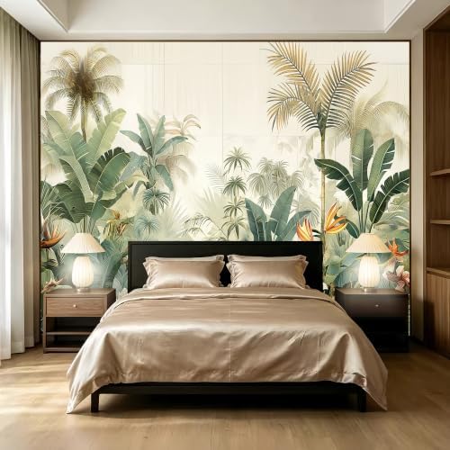 European Style Palm Tree Plants murals Woodland Tree Peel and Stick self by SIDIANYA