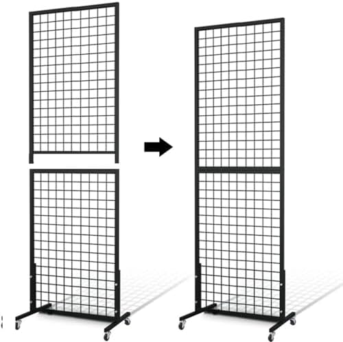 NectaCol Grid Wall Panels, 2 Packs 2'x 6' Gridwall Panels Tower - Image 6