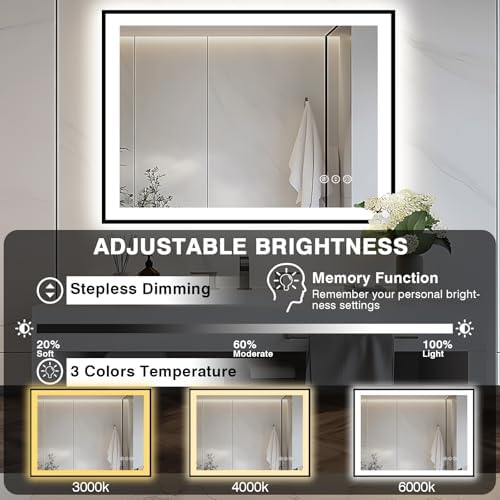 EchosLife 44x36 LED Light Mirror - Image 5