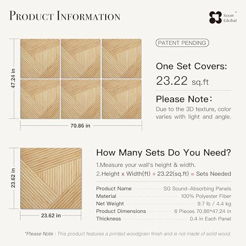 Soon Global Acoustic Wall Panels, Timber Spiral - Image 3