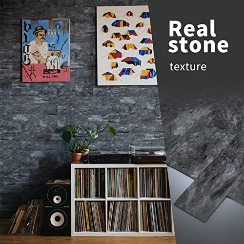 Art3d Peel and Stick Backsplash, Stick on Wall Tile, Dark Granite - Image 5