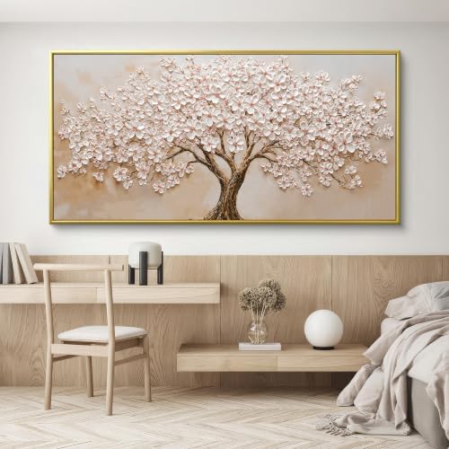 Gold Frame Tree Wall Art Decor 29"x59" Tree Wall Art - Image 6