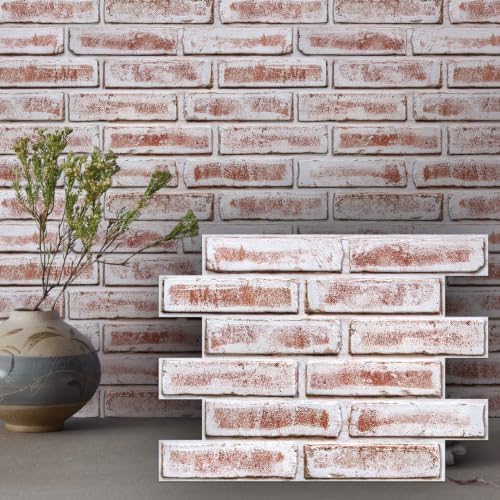 3D Faux Brick Wall Panels Peel and Stick, Designed by SMOOSTIKCDECOR
