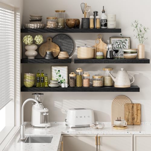 Heimlove 12 Inch Deep Floating Shelves - Image 2