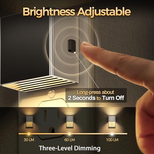 DORESshop LED Night Lights Plug into Wall, Plug in Nightlight - Image 3