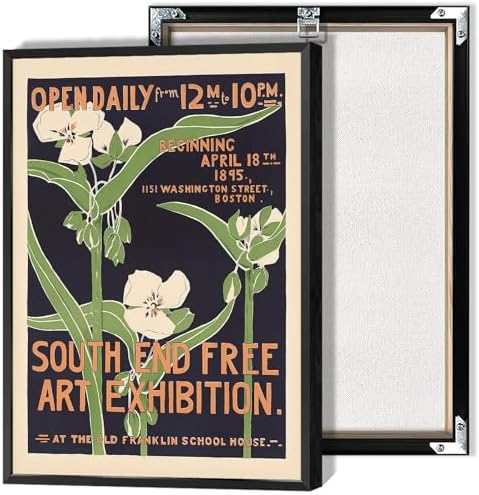 vintage South End Free Art Exhibition posters Minimalism Room Aesthetics canvas by Unknown