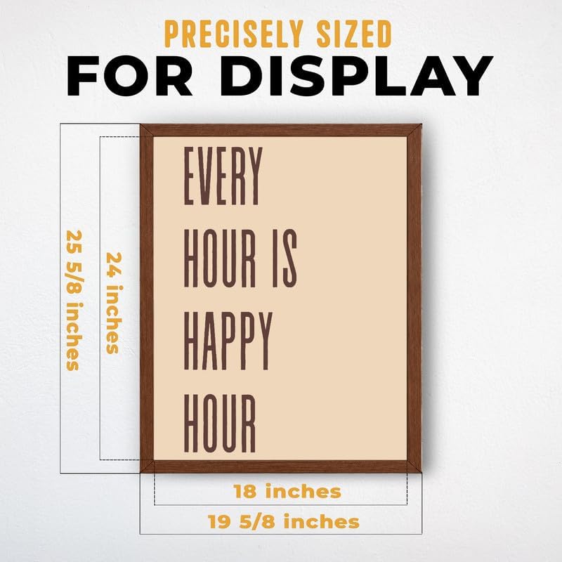 InkFlow Posters Every Hour Happy Hour Canvas Poster - Image 3