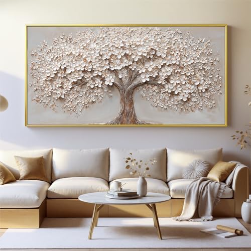 Gold Framed Large Modern Canvas Wall Art Decor Prints Oversized Wall Art - Image 3