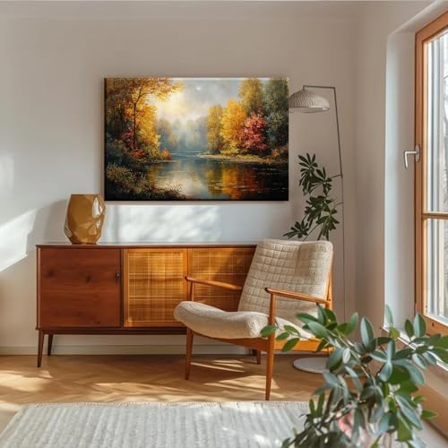 Serene Landscape Canvas Wall Art - Image 4