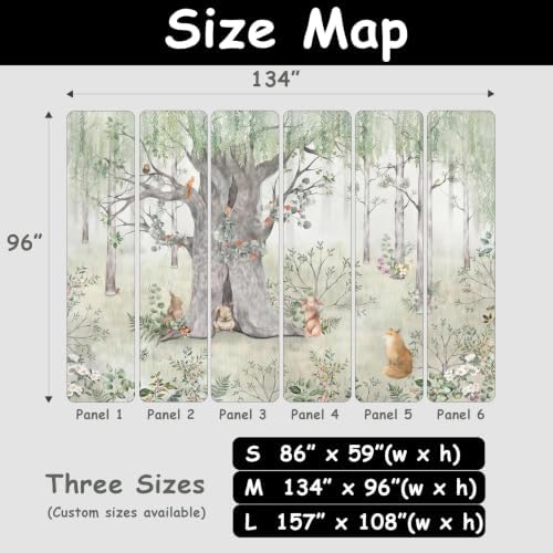 Animals Playing in the Woods Peel and Stick wall Decals - Image 6