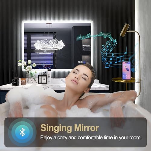 SBAGNO 24''x32'' LED Bathroom Mirror - Image 2