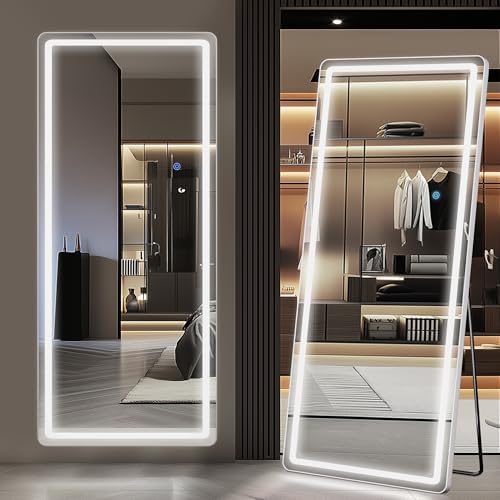 Antok 71"x32" LED Full Length Mirror, Lighted Floor Mirror - Image 2