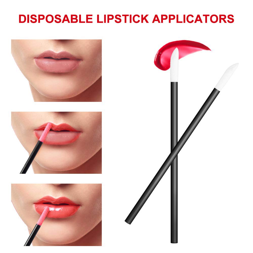 Makeup Palette Cosmetic Palette with Spatula Tool and 100 PCS Makeup Applicators Kit Include Mascara Wands, Lipstick Applicators, Fine Eyeliner Brush