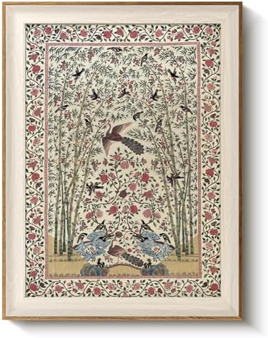 VIYYIEA Vintage Framed Phoenix Prints Wall Art by VIYYIEAART