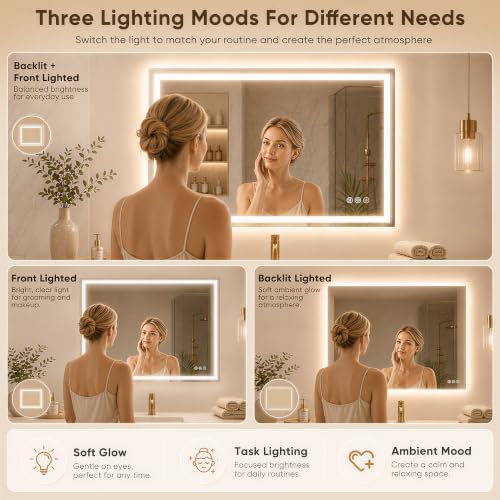 Antok 24x32 LED Bathroom Mirror - Image 3