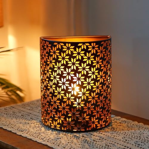 JHY DESIGN 8''H Battery Operated Wall Sconce Metal Table Lamp - Image 6