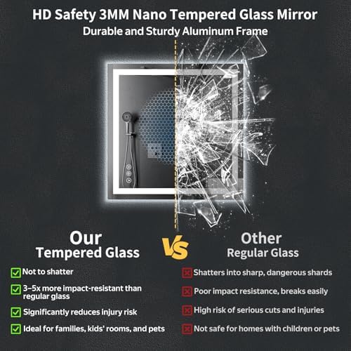 30"x32" LED Bathroom Mirror - Image 6
