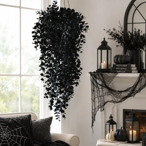 Waipfaru 4Pcs Artificial Hanging Plants - Image 2
