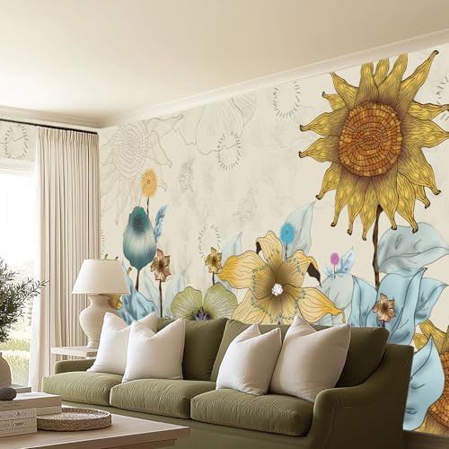 European Oil Painting, Flowers and Plants murals Woodland Tree Peel and Stick - Image 3
