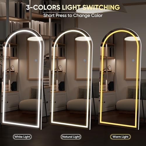 LED Full Length Mirror, Hanging Mirror Floor mirror - Image 4