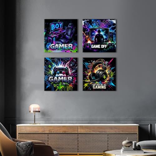 Gamer Wall Art Cool Game Room Decor - Image 4