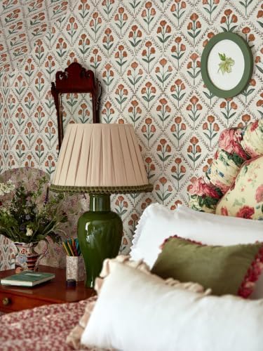 Orainege Peel and Stick Wallpaper Vintage Floral Wallpaper Self Adhesive - Image 6