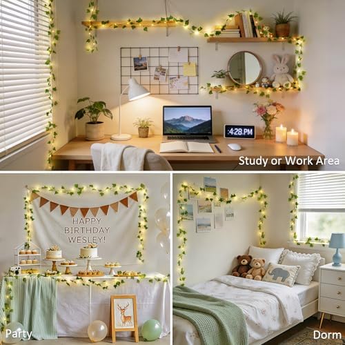 JMEXSUSS 100 LED Vines with Fairy Lights USB/Battery Operated, 33 FT - Image 5