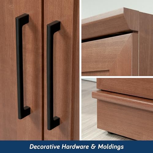 Sauder HomePlus Storage Cabinet/ Pantry cabinets, Sienna Oak finish - Image 6