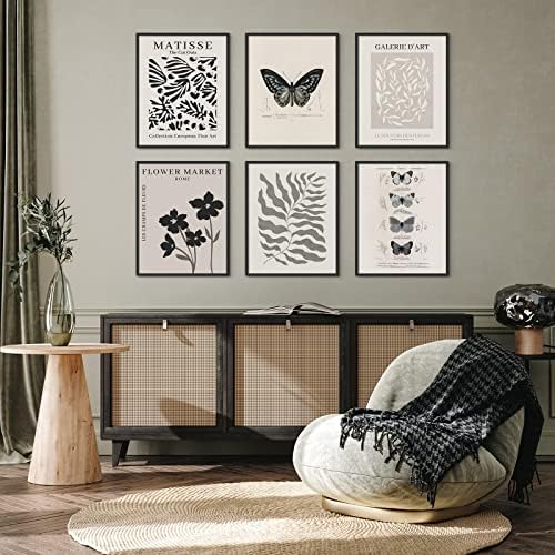 Habseligkeit Butterfly Master Wall Art Prints, Abstract Matisse Wall Art - Image 5