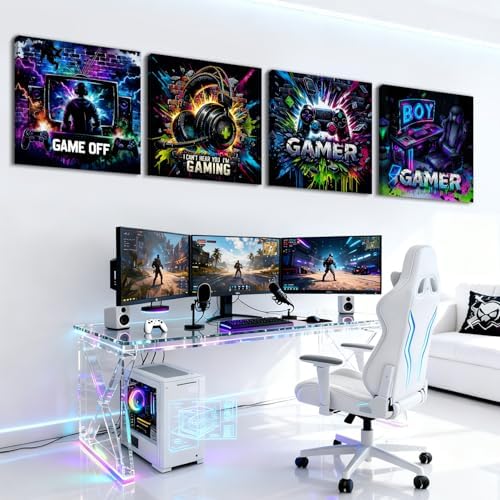 Video Game Wall Art Cool Gaming Room Decoration - Image 4